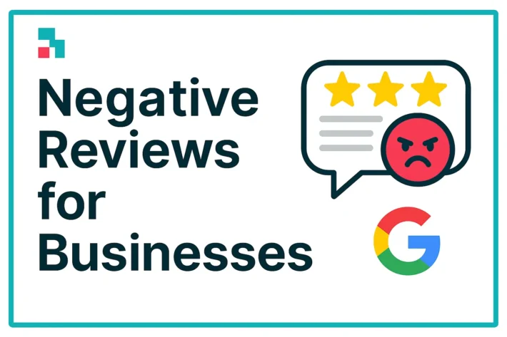 Negative reviews for businesses