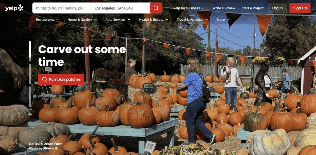 yelp business reviews