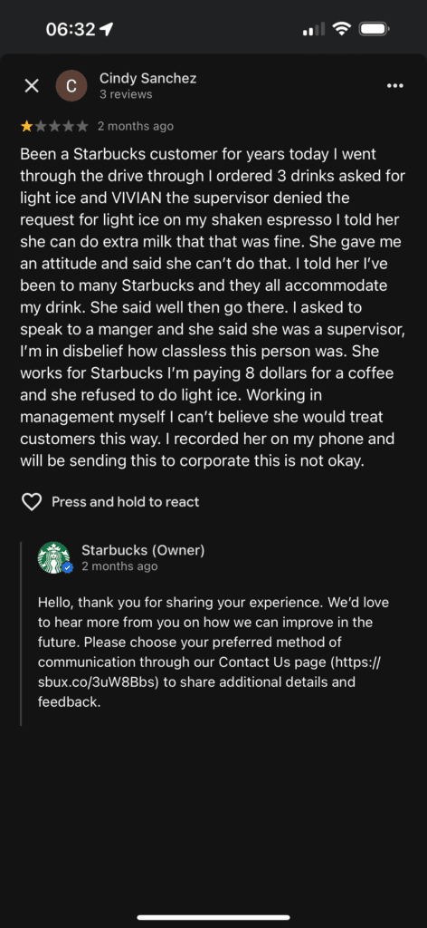 respond to negative google reviews