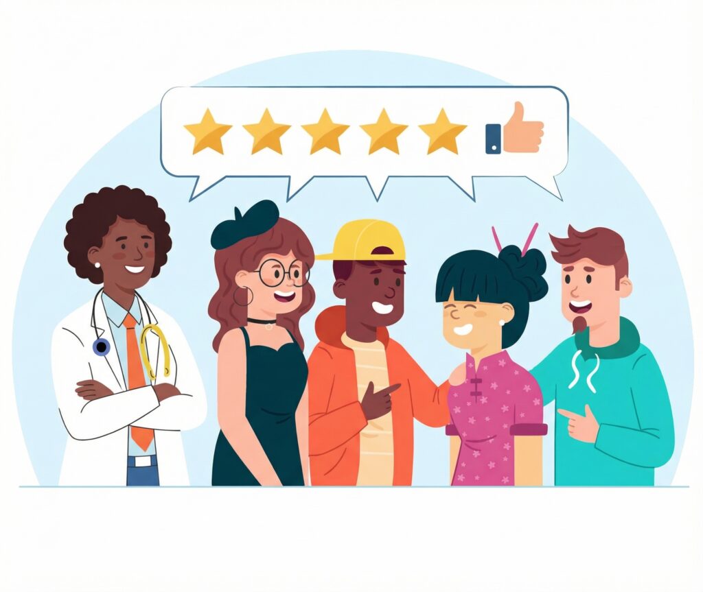 Sample of Good Reviews for Doctors