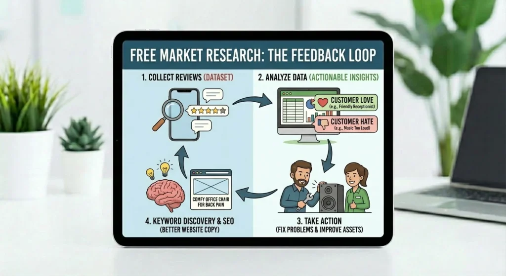 Benefit 5 Free Market Research (The Feedback Loop)