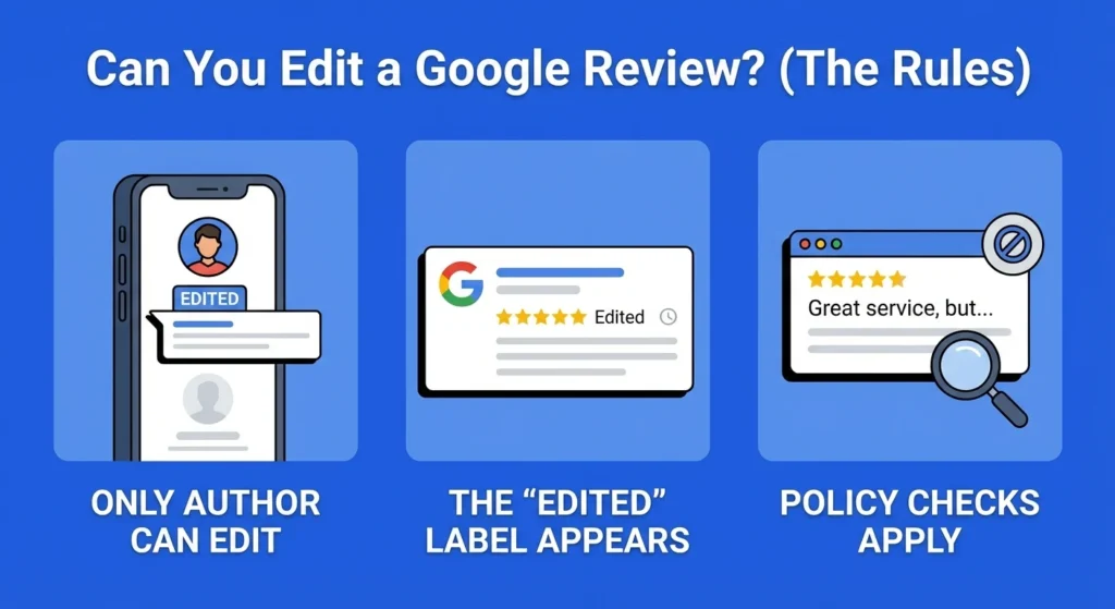 Can You Edit a Google Review (The Rules)