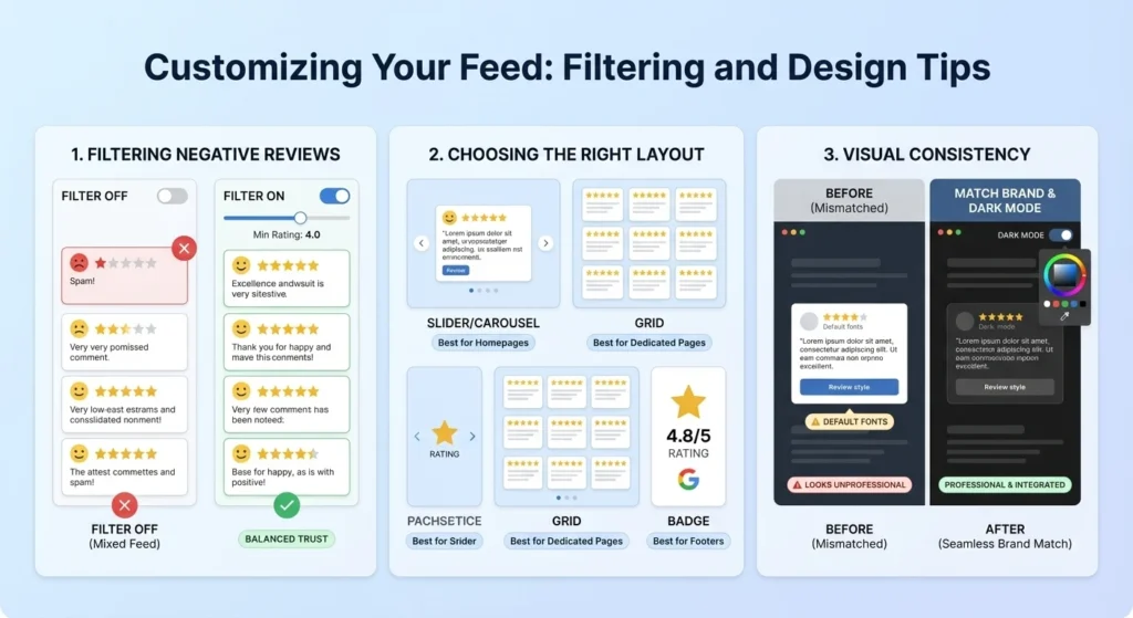 Customizing Your Feed Filtering and Design Tips