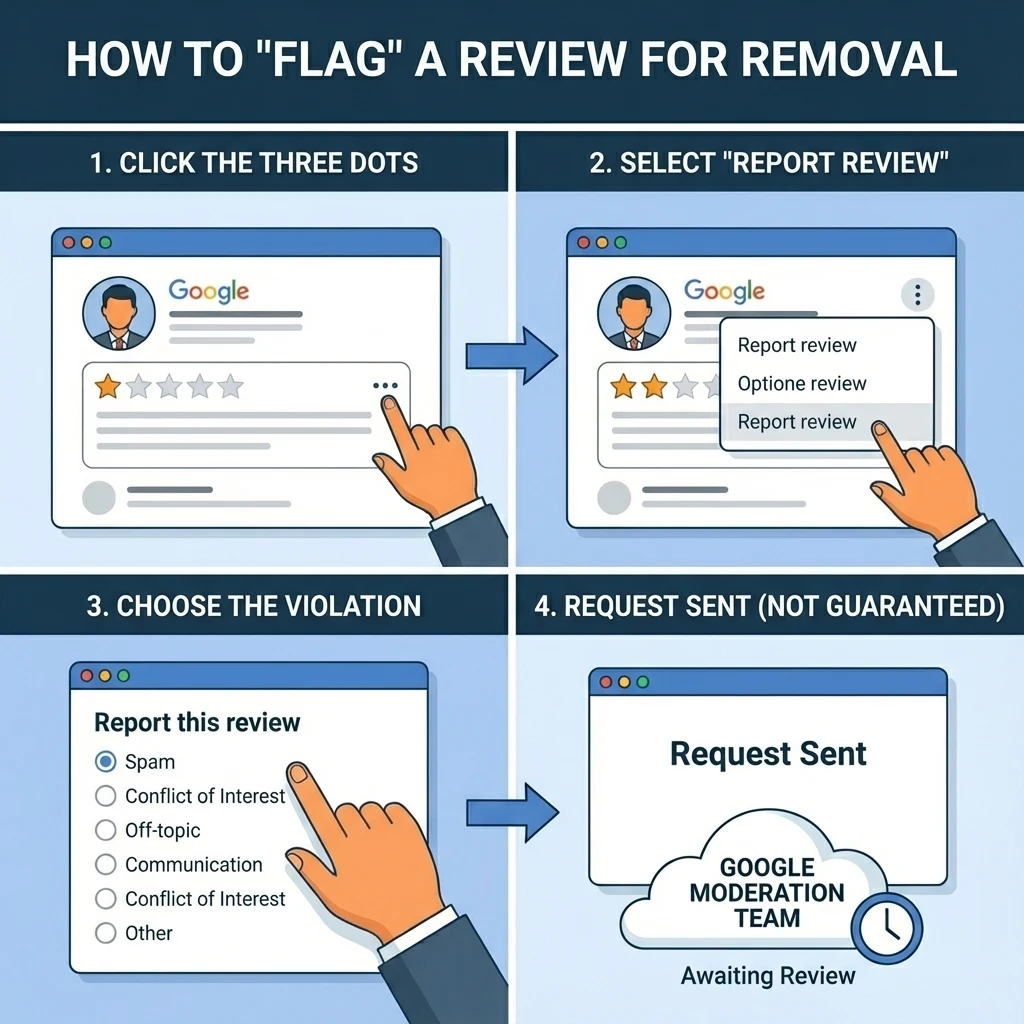 How to Flag a Review for Removal