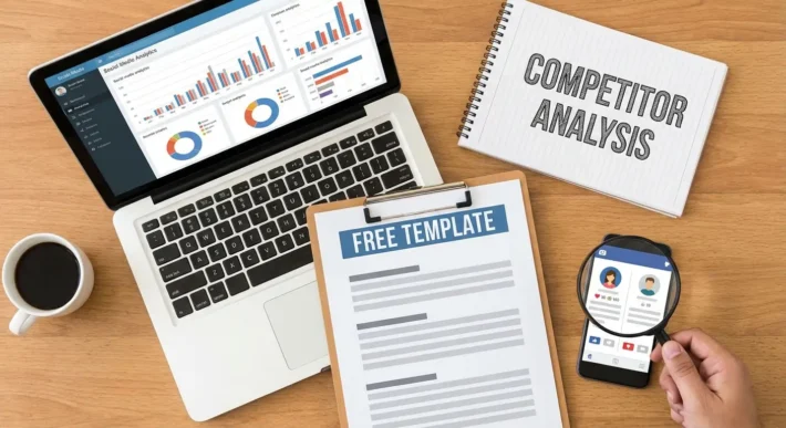How to Perform a Social Media Competitor Analysis (Free Template)