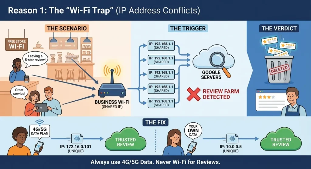Reason 1 The Wi-Fi Trap (IP Address Conflicts)