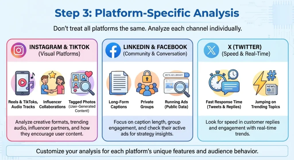 Step 3 Platform-Specific Analysis