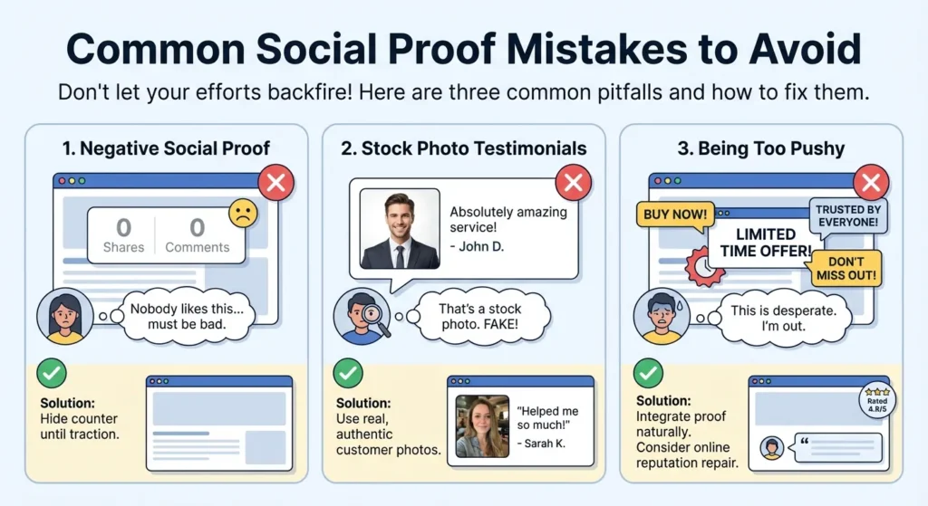 Common Social Proof Mistakes to Avoid