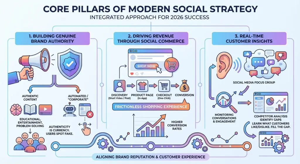 Core Pillars of Modern Social Strategy
