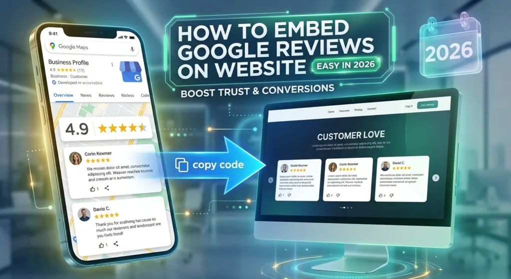 How to Embed Google Reviews on Website EASY in 2026
