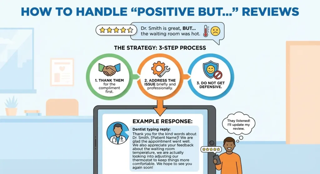 How to Handle Positive but... Reviews