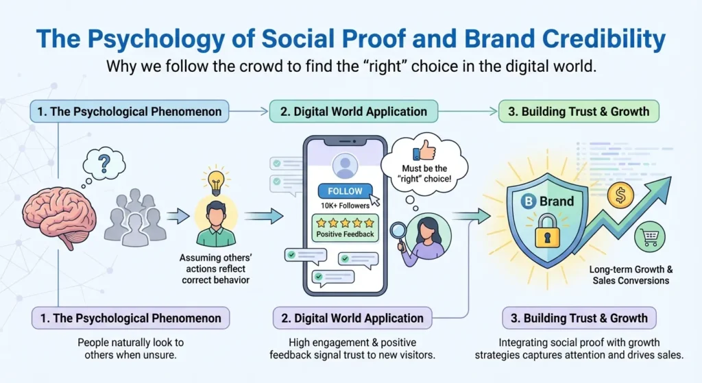 The Psychology of Social Proof and Brand Credibility