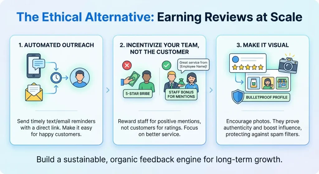 The Ethical Alternative Earning Reviews at Scale