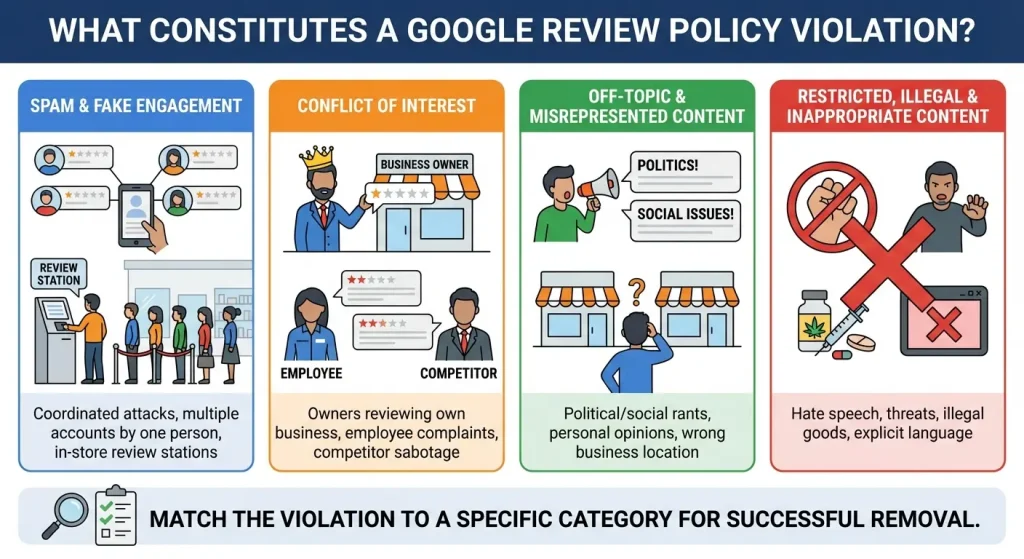What Constitutes a Google Review Policy Violation